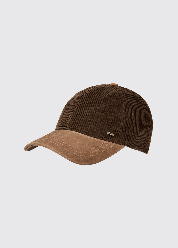 Marino Corduroy Baseball Cap - Walnut