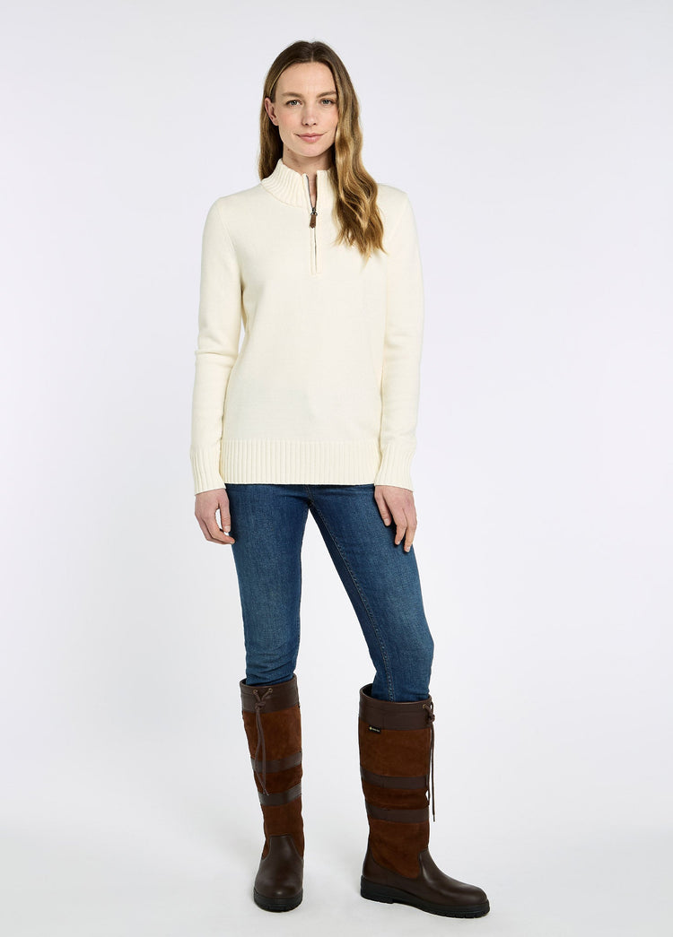 Markham Dames Viscose Trui - Chalk