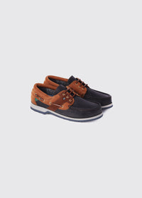 Clipper bootschoen - heren  - Navy/Brown