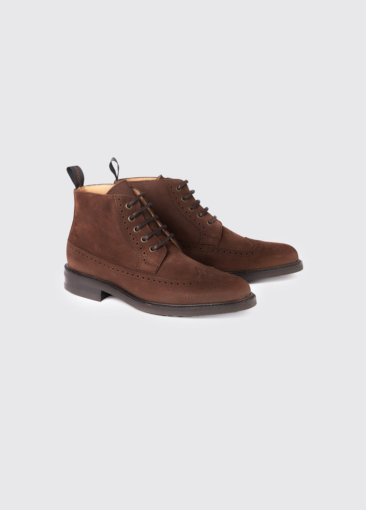 Down brogue veterschoen - Walnut