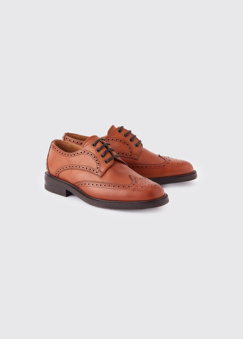 Derry Goodyear welted brogue Derby schoen - Tan