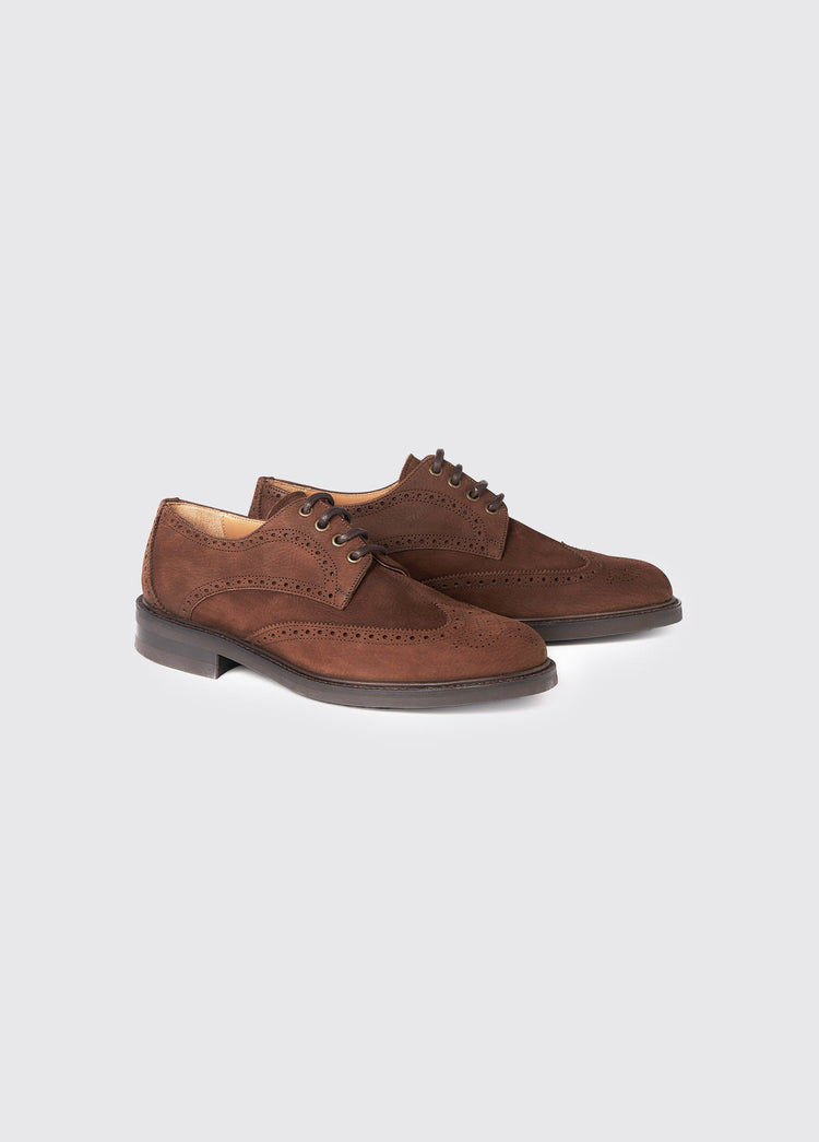 Derry Goodyear welted brogue Derby schoen - Walnut