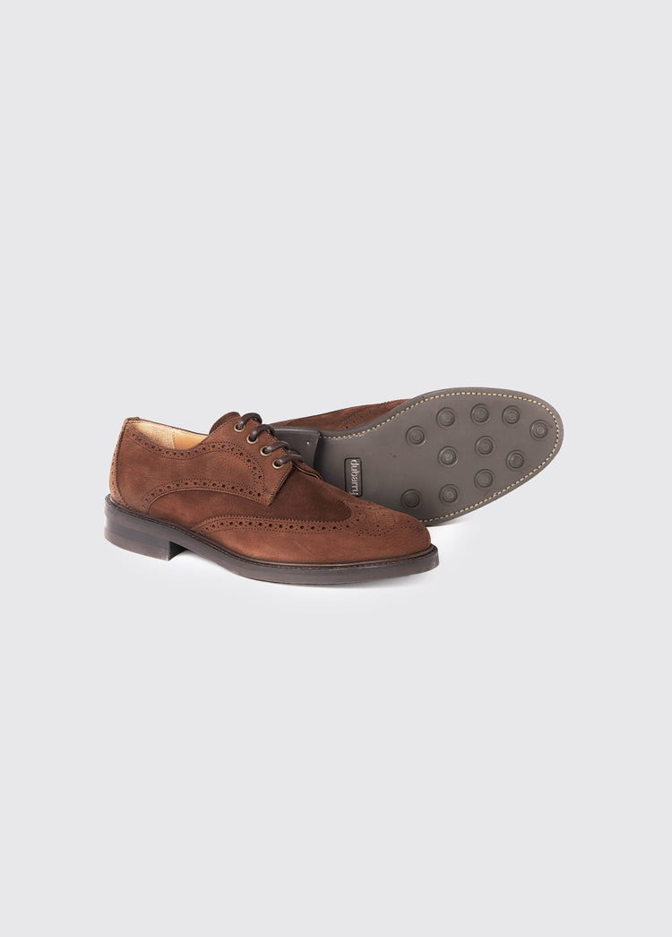 Derry Goodyear welted brogue Derby schoen - Walnut