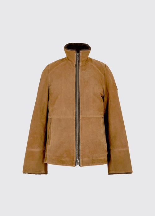 Merriman Leren Jas voor Heren – Tan