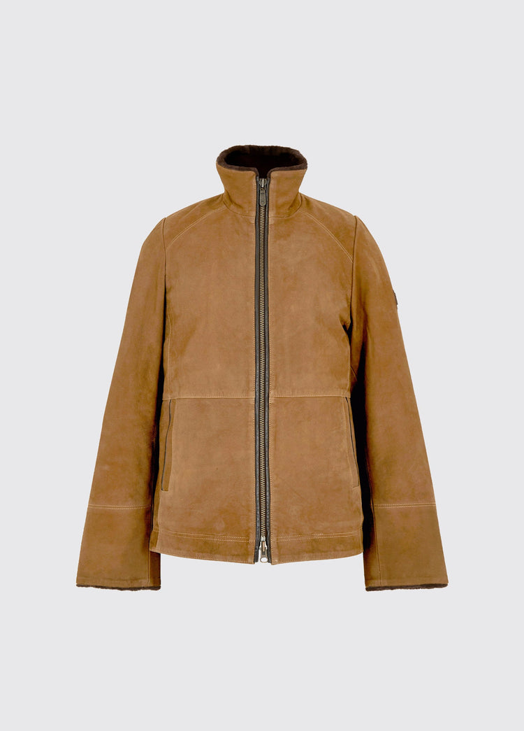 Merriman Leren Jas voor Heren – Tan