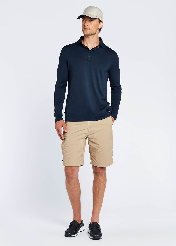 Freshford Lange Mouw Poloshirt UFV 40 - Navy