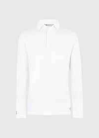 Freshford Lange Mouw Poloshirt UPF 40 - White