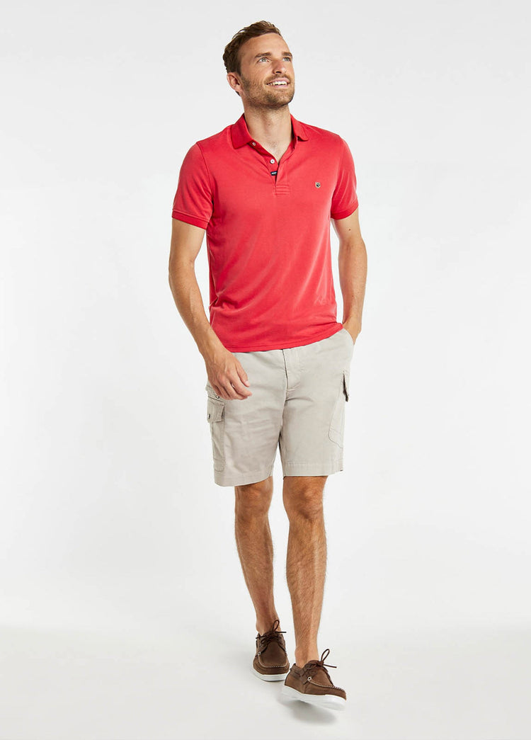 Sweeney Bamboo Polo - Engine Red