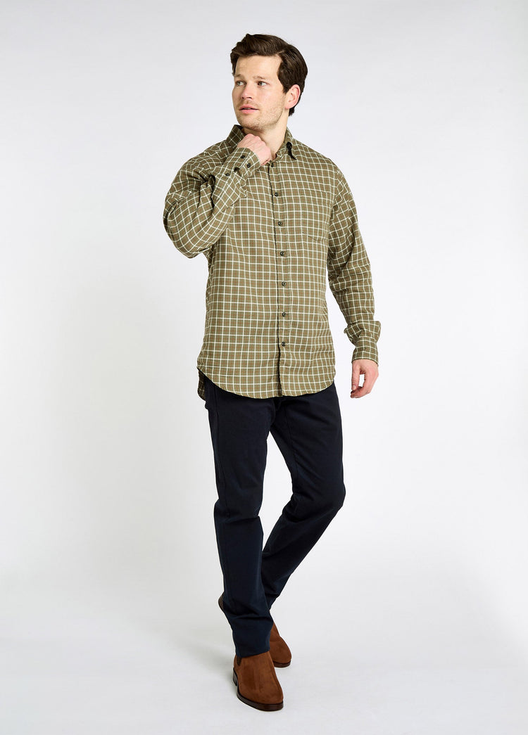 Connell Tattersall Overhemd - Olive