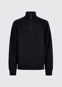 Edgeworth Trui Halve Rits - Navy