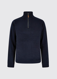 Feeney Trui Halve Rits - Navy