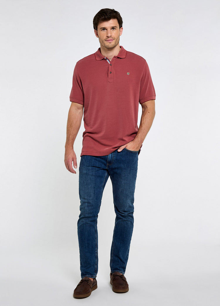 Morrison Heren Tencel™ Polo - Wine Red