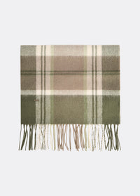 New Ross Sjaal Ruit-dessin - Dusky Green