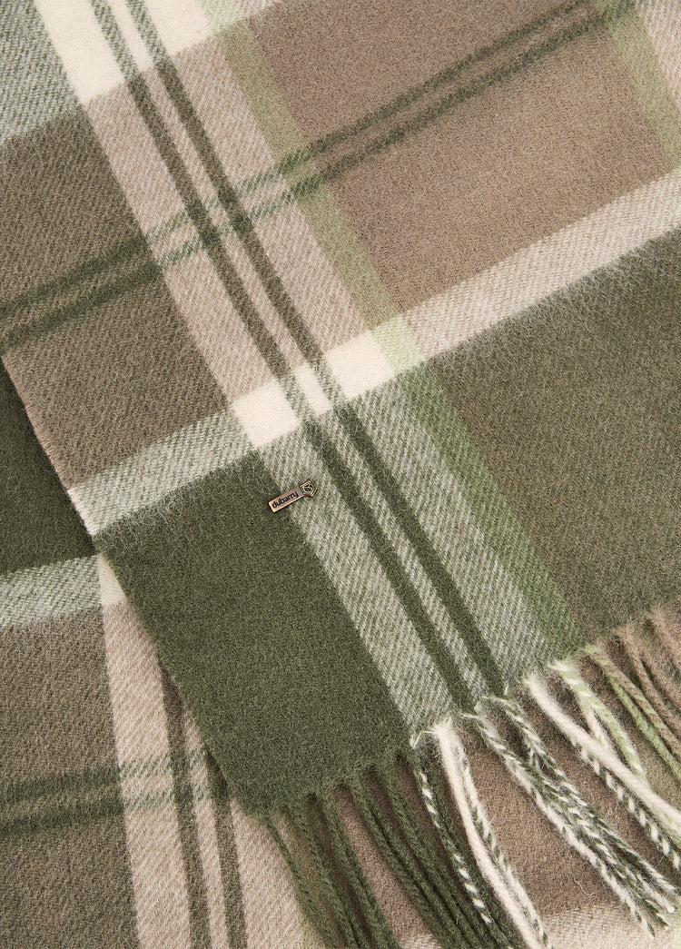 New Ross Sjaal Ruit-dessin - Dusky Green