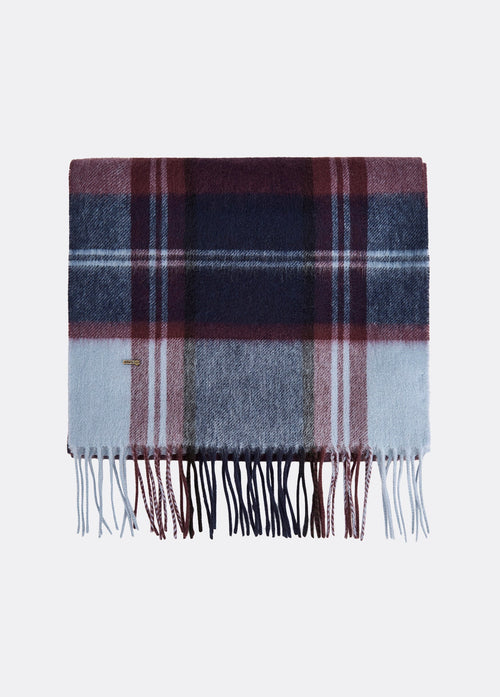 New Ross Sjaal Ruit-dessin - Navy