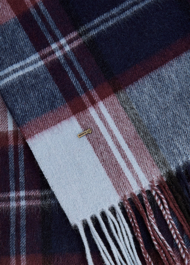 New Ross Sjaal Ruit-dessin - Navy