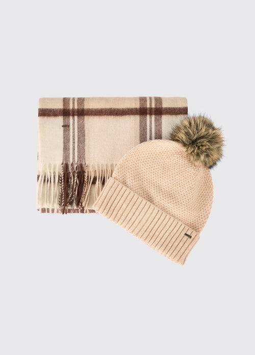 Newborn Cadeauset  Muts en Sjaal - Oat