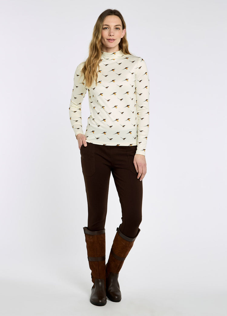 Pepperwort Dames Stretch Broek - Bourbon