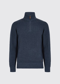 Portmarnock Heren Fisherman Trui - Denim