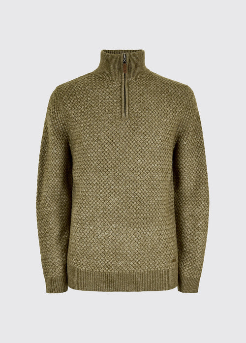 Power Heren Basketweave Trui - Dusky Green