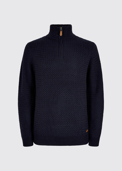 Power Heren Basketweave Trui - Navy