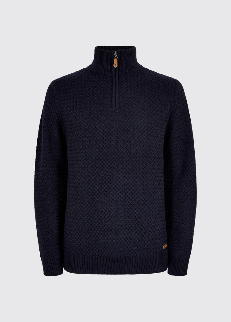 Power Heren Basketweave Trui - Navy