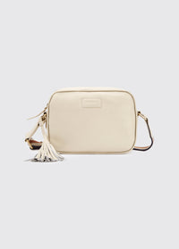 Rostrevor Crossbody Leren Cameratas - Oyster