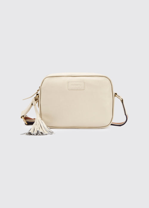 Rostrevor Crossbody Leren Cameratas - Oyster