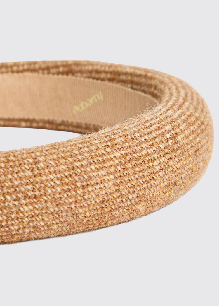 Shanderry Gewatteerde hoofdband - Camel Twill