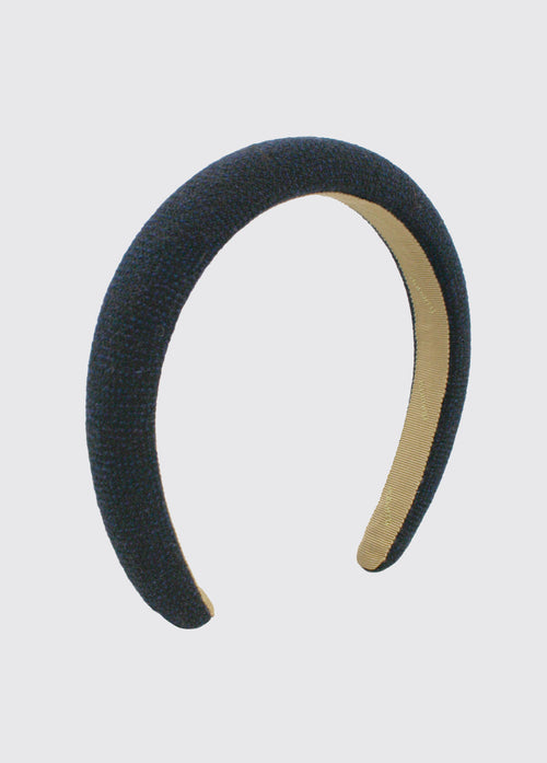 Shanderry Gewatteerde hoofdband - French Navy