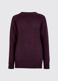 Shanley Merino Trui voor Dames - Damson