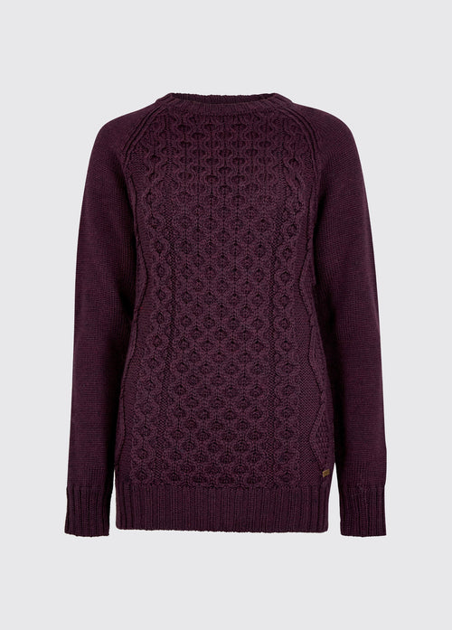 Shanley Merino Trui voor Dames - Damson