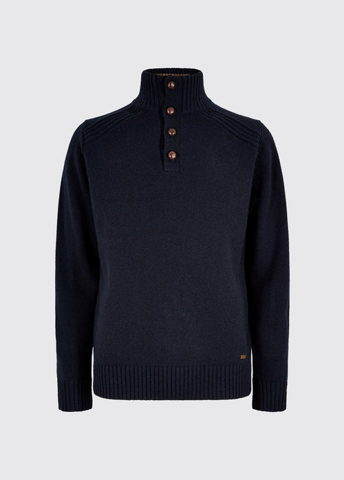 Shields Heren Gebreide Trui - Navy