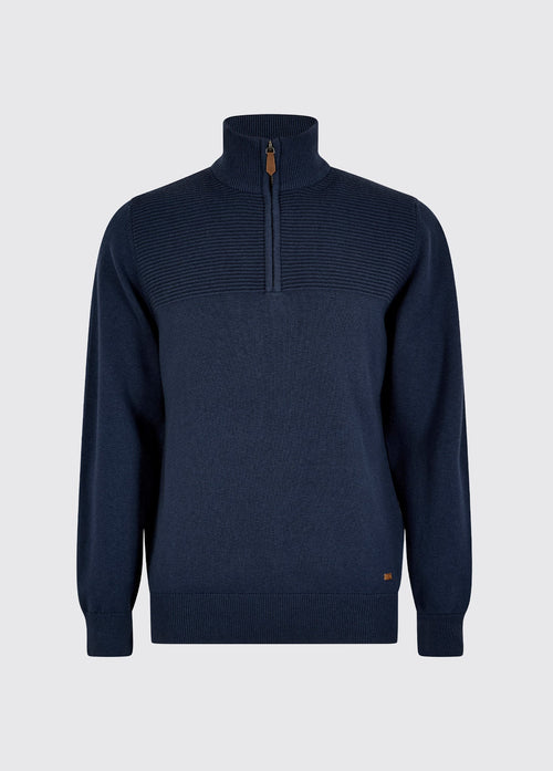 Spillane Heren Merino Blend Trui - Navy