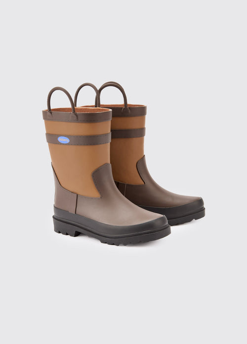 Splash Waterdichte Regenlaars voor Kinderen - Walnut