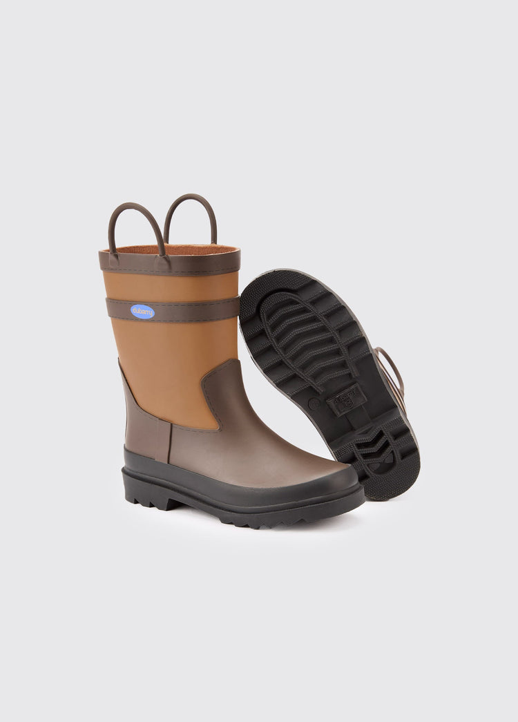 Splash Waterdichte Regenlaars voor Kinderen - Walnut