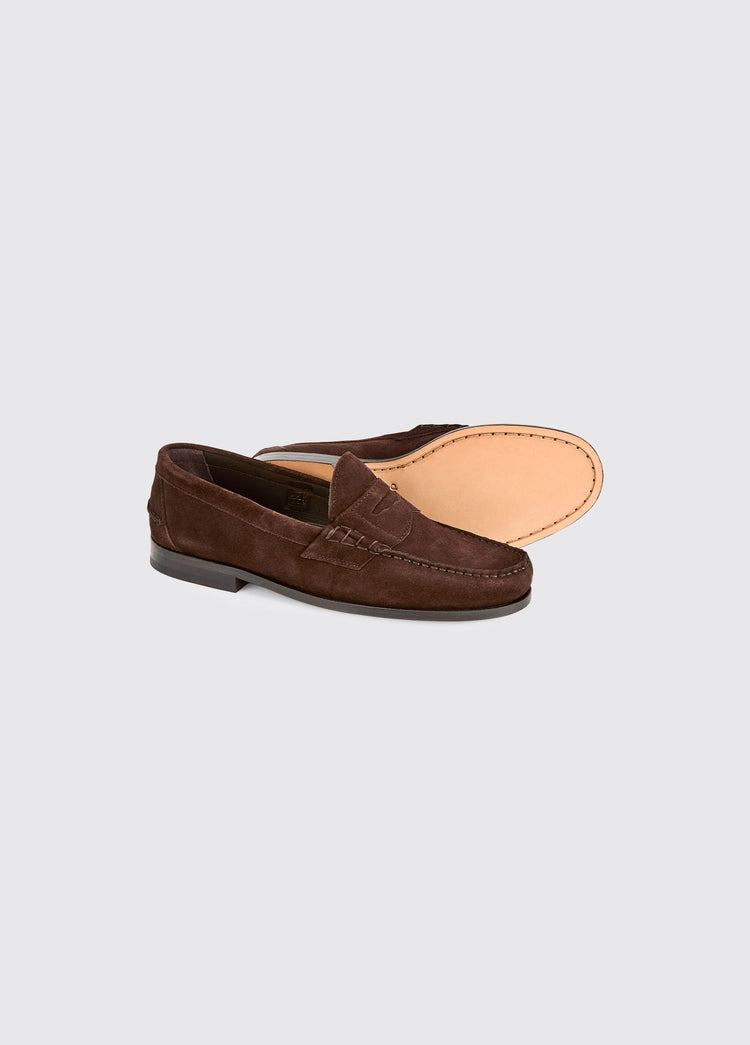 Stanford Heren Suède Loafer - Cigar