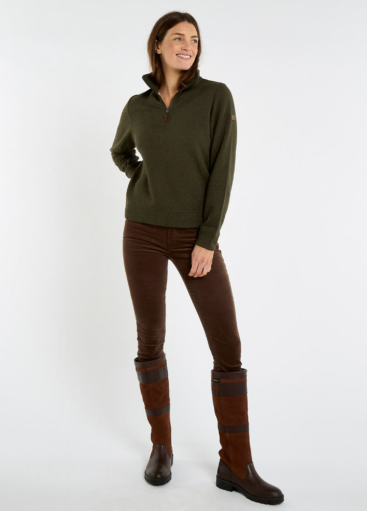 Summerhill halve rits - Olive