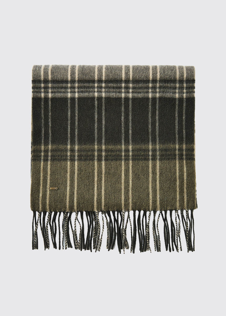 Gleneagle Wool Scarf - Olive