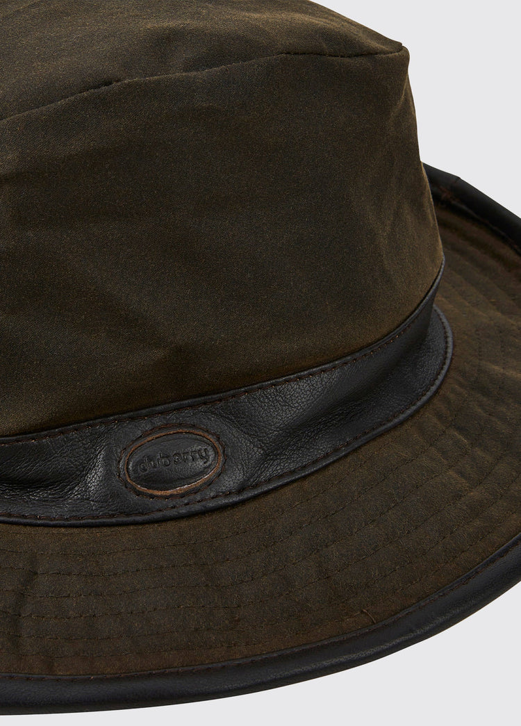 Macreddin Wax bucket hat - Olive