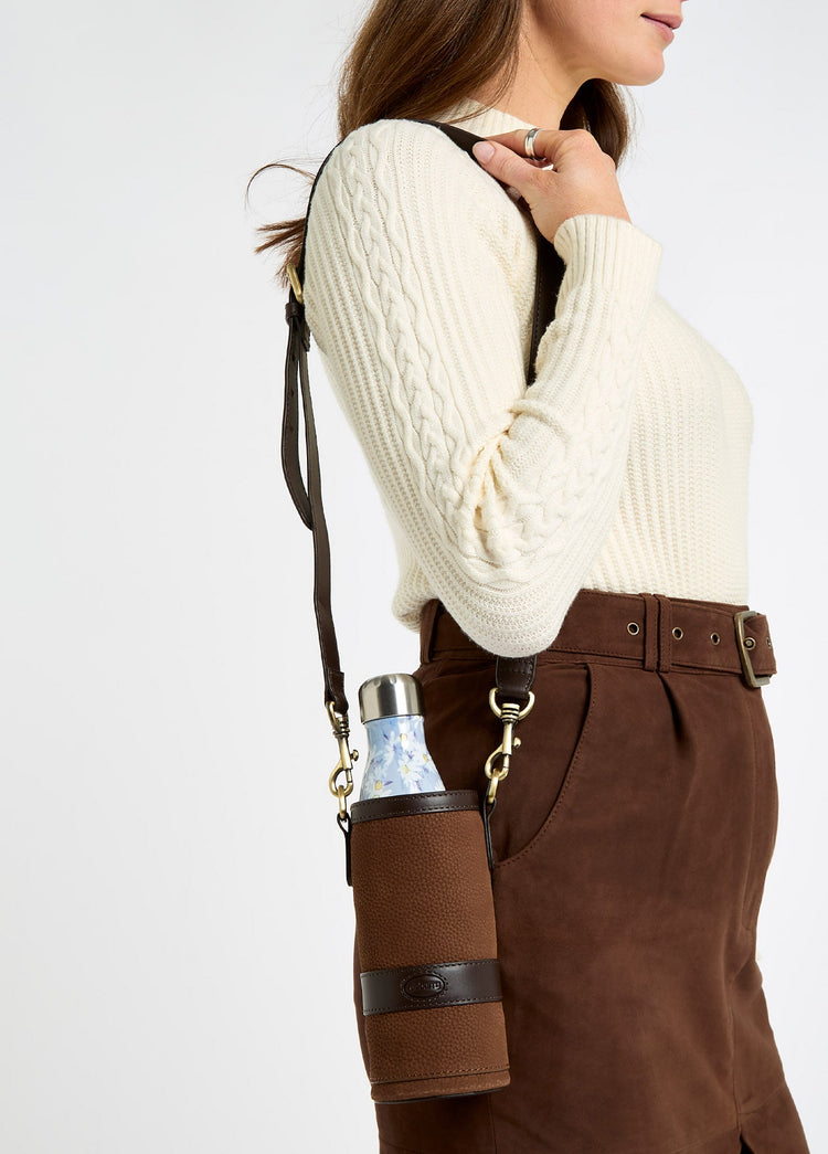 Westport Leren fleshouder - Walnut