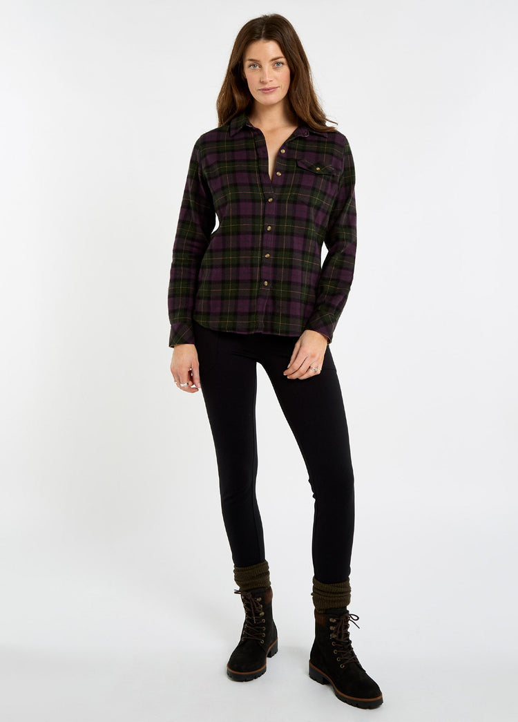 Wildprivet Dames Outdoor Blouse - Damson