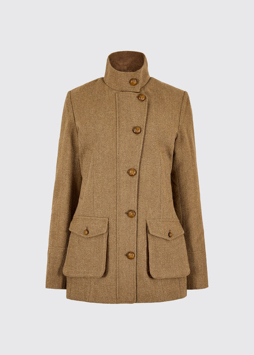 Willow Dames Tweed Utility jas - Camel Twill