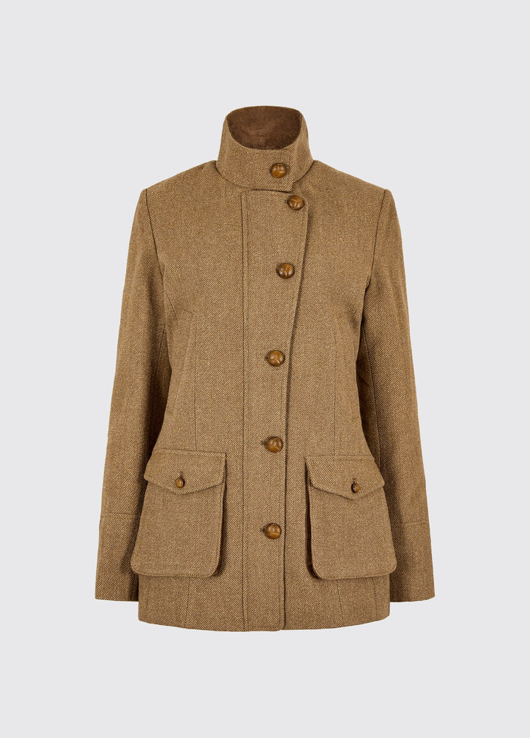 Willow Dames Tweed Utility jas - Camel Twill