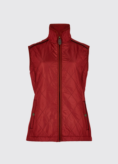 Heywood Quilt Bodywarmer - Red Pepper
