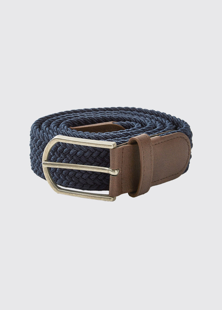 Oysterhaven Geweven Riem - Navy