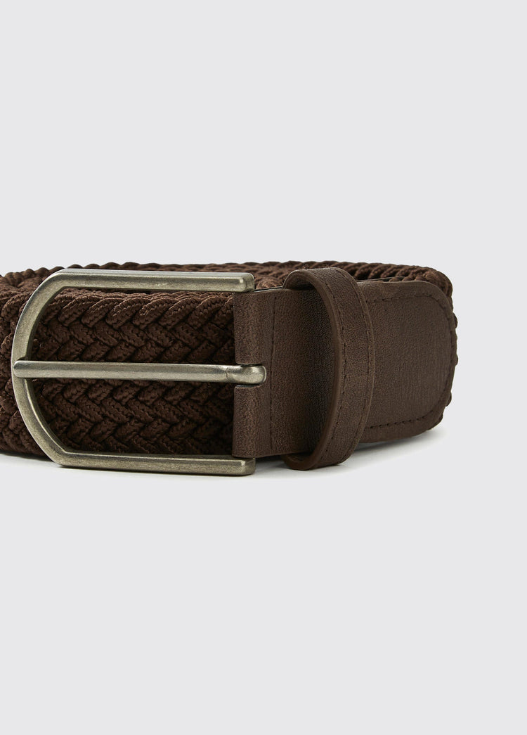 Oysterhaven Geweven Riem - Walnut