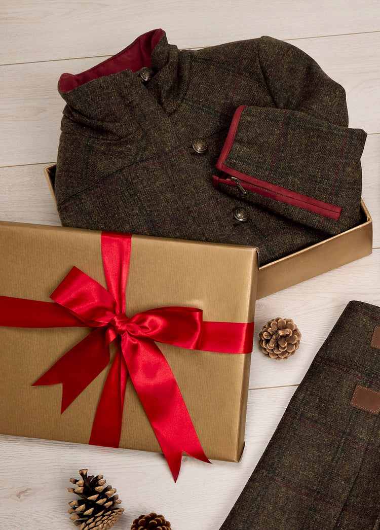 Bracken tweed jas dames - Hemlock