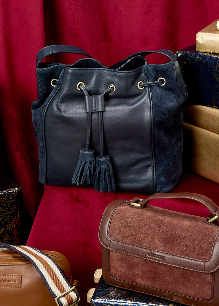 Doonbeg Bucket Bag - Navy