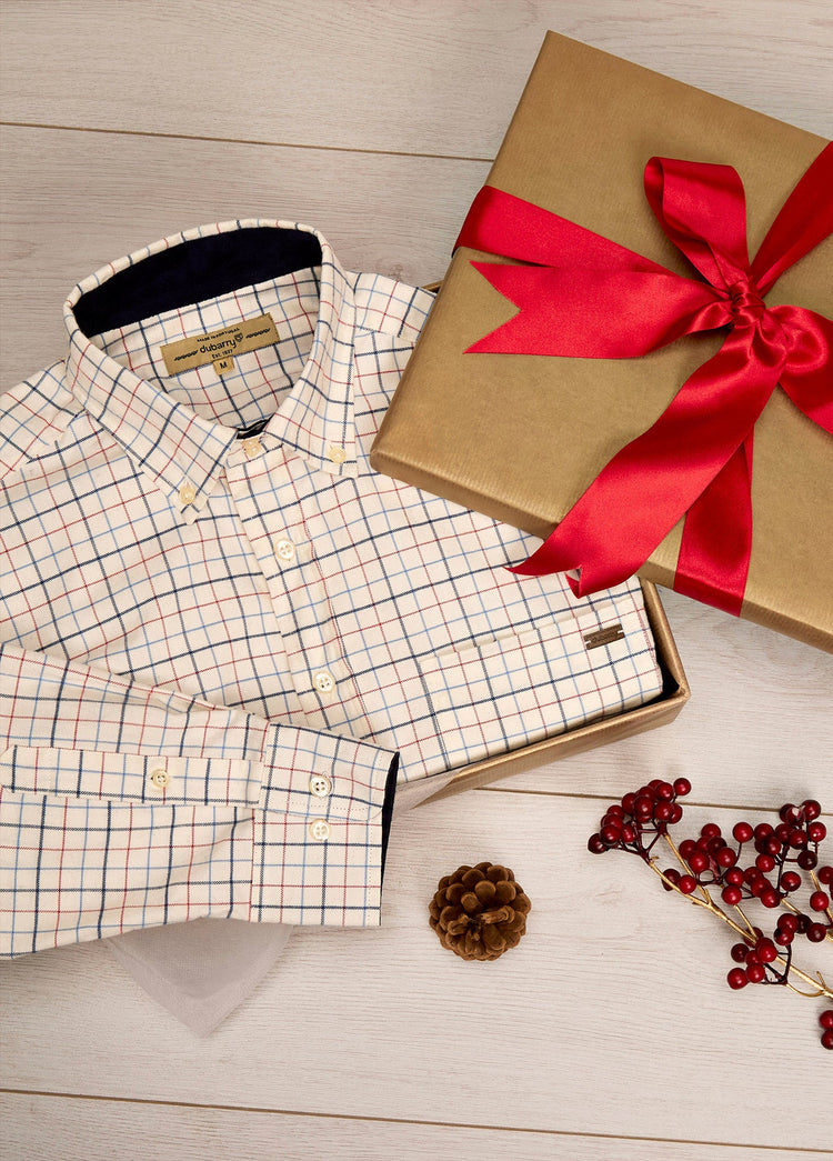 Drumcar Heren Geruit Overhemd - Indigo